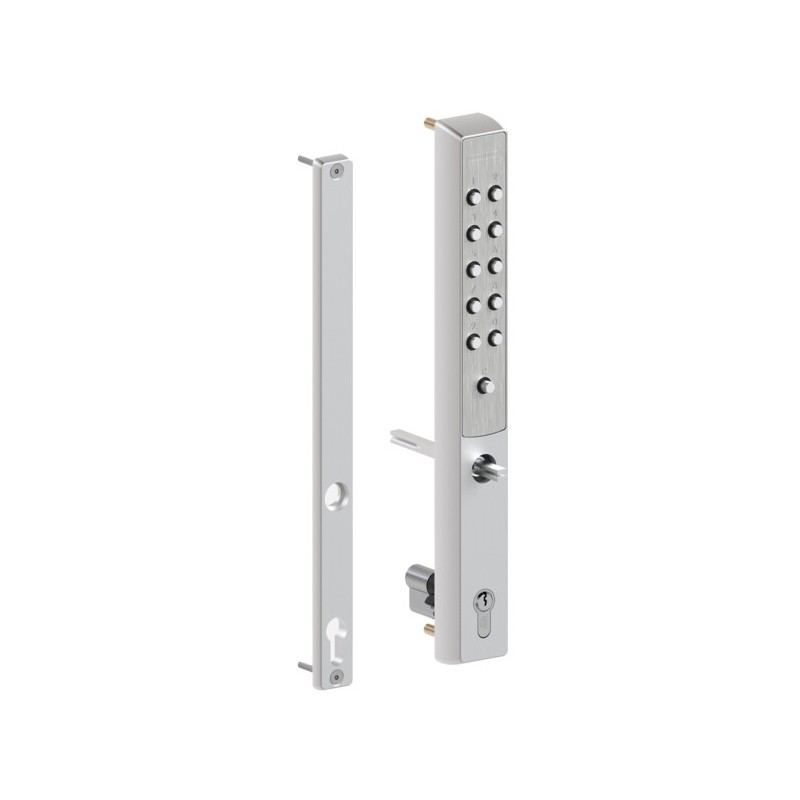 VITA - Serrure à code mécanique pour serrures encastrées pour profils de profondeur 40mm - VSZ-Cylindre variés - Simple - Ar