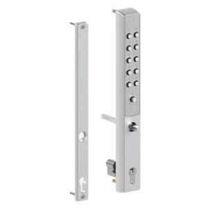 VITA - Serrure à code mécanique pour serrures encastrées pour profils de profondeur 40mm - VSZ-Cylindre variés - Simple - Ar