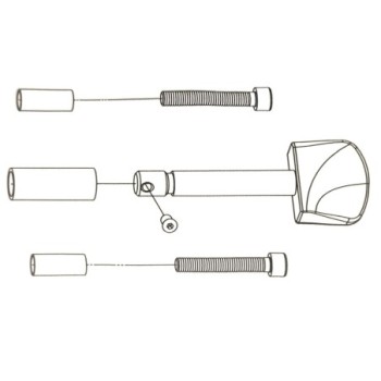 Penne de serrure LSKZ pour tube de 100