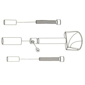 Penne de serrure LSKZ pour tube de 80