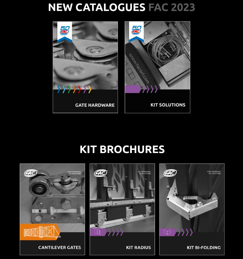 Nouveau Catalogue FAC et Brochures à télécharger !